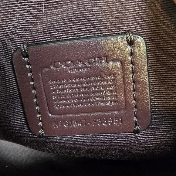 COACH Micro Mini Sierra Satchel Oxblood - Picture 7 of 8